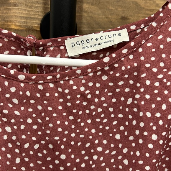 Dress top with ruffle sleeves. - Picture 4 of 5